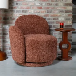 Draaifauteuil Rose Geweven stof