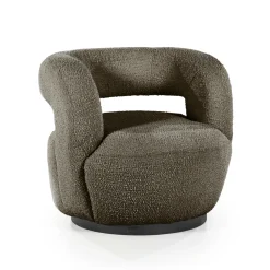 Draaifauteuil Sharon Bouclé