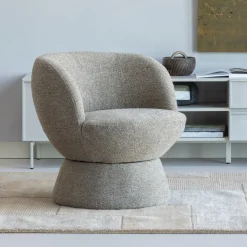 Draaifauteuil Shuffle Geweven stof