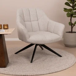 Draaifauteuil Tom kleur Zand