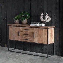 Dressoir Beam Teakhout, 158cm, kleur Naturel