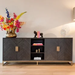 Dressoir Blackbone Brass, 225cm