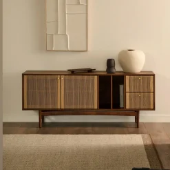 Dressoir Elan Notenhout, 180cm