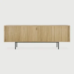 Dressoir Roller Max Geolied Eikenhout, kleur Naturel