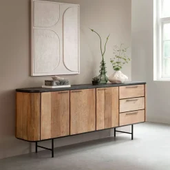 Dressoir Soho Teakhout en betonlook