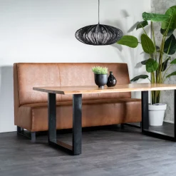 Eetkamerbank Jelle kleur cognac