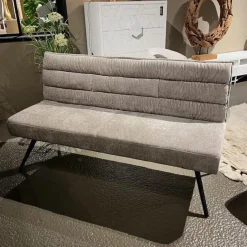 Eetkamerbank Rosora Chenille, kleur Beige