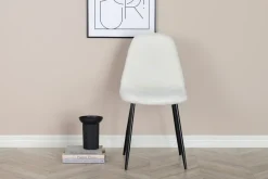 Eetkamerstoel Austina Teddy, kleur Wit