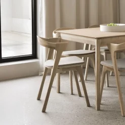 Eetkamerstoel Bok Gevernist Eikenhout en Stof