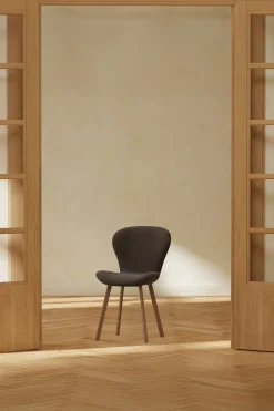 Eetkamerstoel Corion Linnenlook, kleur Bruin