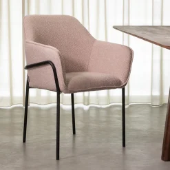 Eetkamerstoel Dexter Bouclé, kleur Naturel