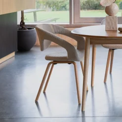 Eetkamerstoel Flexback Bouclé