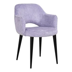 Eetkamerstoel Giovanna Chenille, kleur Lavender