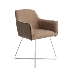 Eetkamerstoel Hofu Cross Steel