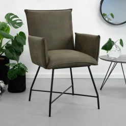 Eetkamerstoel Kostas met armleuning