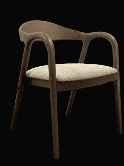 Eetkamerstoel Mihara Geweven stof en hout