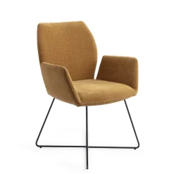 Eetkamerstoel Misaki Cross Black