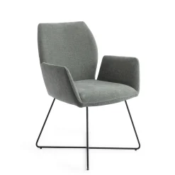 Eetkamerstoel Misaki Cross Black