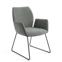 Eetkamerstoel Misaki Slide Black