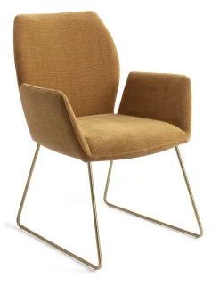 Eetkamerstoel Misaki Slide Gold