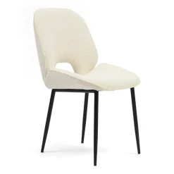 Eetkamerstoel Mr. Beekman Bouclé, kleur Simply White