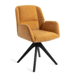 Eetkamerstoel Myoko Revolve Oak Black