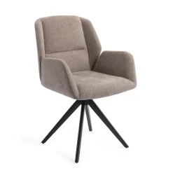 Eetkamerstoel Myoko Turn Black, Draaibaar