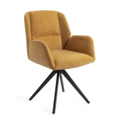 Eetkamerstoel Myoko Turn Black, Draaibaar