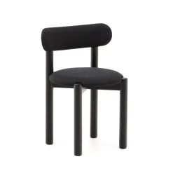 Eetkamerstoel Nebai Eikenhout en chenille