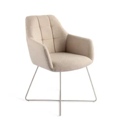 Eetkamerstoel Noto Cross Steel