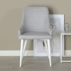 Eetkamerstoel Quennel Wit onderstel