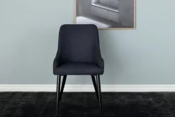 Eetkamerstoel Quennel Zwart onderstel