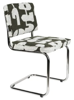 Eetkamerstoel Ridge Deco, Geweven stof, kleur Groen