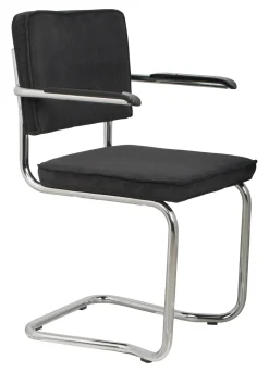 Eetkamerstoel Ridge Met armleuning, Kink, Ribstof