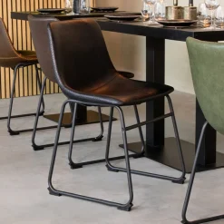 Eetkamerstoel Risto Lederlook