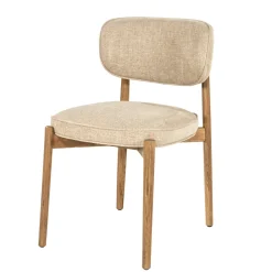 Eetkamerstoel Rune Stof en eikenhout