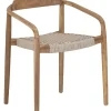 Eetkamerstoel Santiago Teakhout en touw