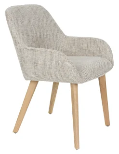 Eetkamerstoel Shantina Geweven stof
