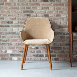 Eetkamerstoel Taylor Essenhout en stof