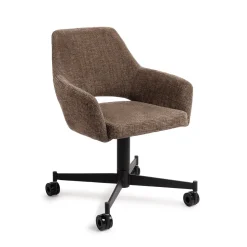 Eetkamerstoel Yanai Caster Black