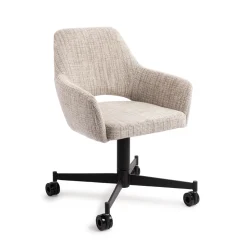 Eetkamerstoel Yanai Caster Black