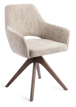 Eetkamerstoel Yanai Revolve Oak Walnut