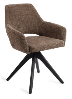 Eetkamerstoel Yanai Revolve Oak Black