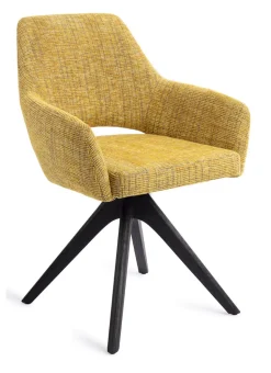 Eetkamerstoel Yanai Revolve Oak Black