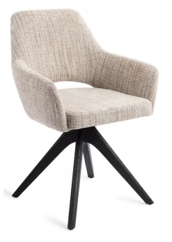 Eetkamerstoel Yanai Revolve Oak Black