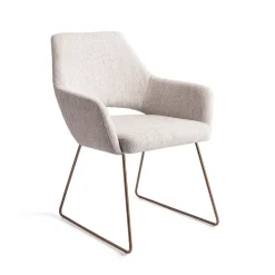 Eetkamerstoel Yanai Slide Rose Gold