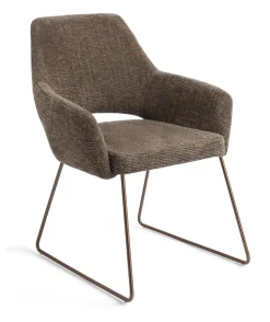 Eetkamerstoel Yanai Slide Rose Gold