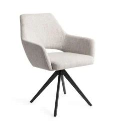 Eetkamerstoel Yanai Turn Black, Draaibaar