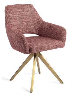 Eetkamerstoel Yanai Turn Gold, Draaibaar