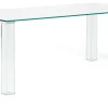 Eettafel Adularia Glas, kleur Transparant